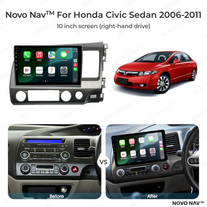 Honda Civic Sedan 2006-2011 CarPlay and Android Auto Upgrade Kit
