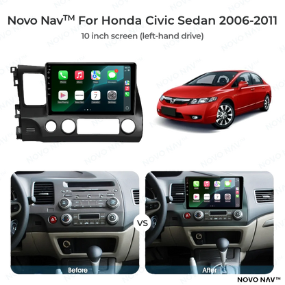 Honda Civic Sedan 2006-2011 CarPlay and Android Auto Upgrade Kit
