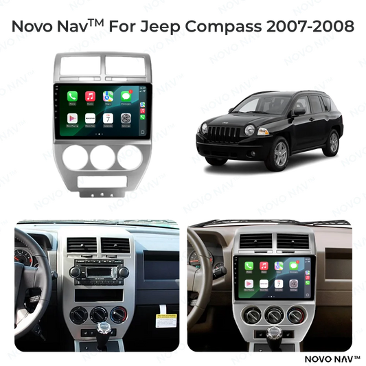Jeep Compass 2007-2008 CarPlay and Android Auto Upgrade Kit