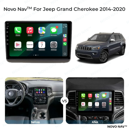 Jeep Grand Cherokee 2014-2020 CarPlay and Android Auto Upgrade Kit