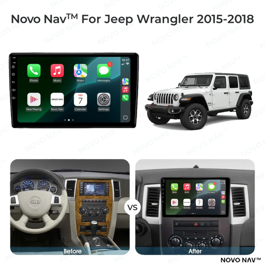 Jeep Wrangler 2015-2018 CarPlay and Android Auto Upgrade Kit
