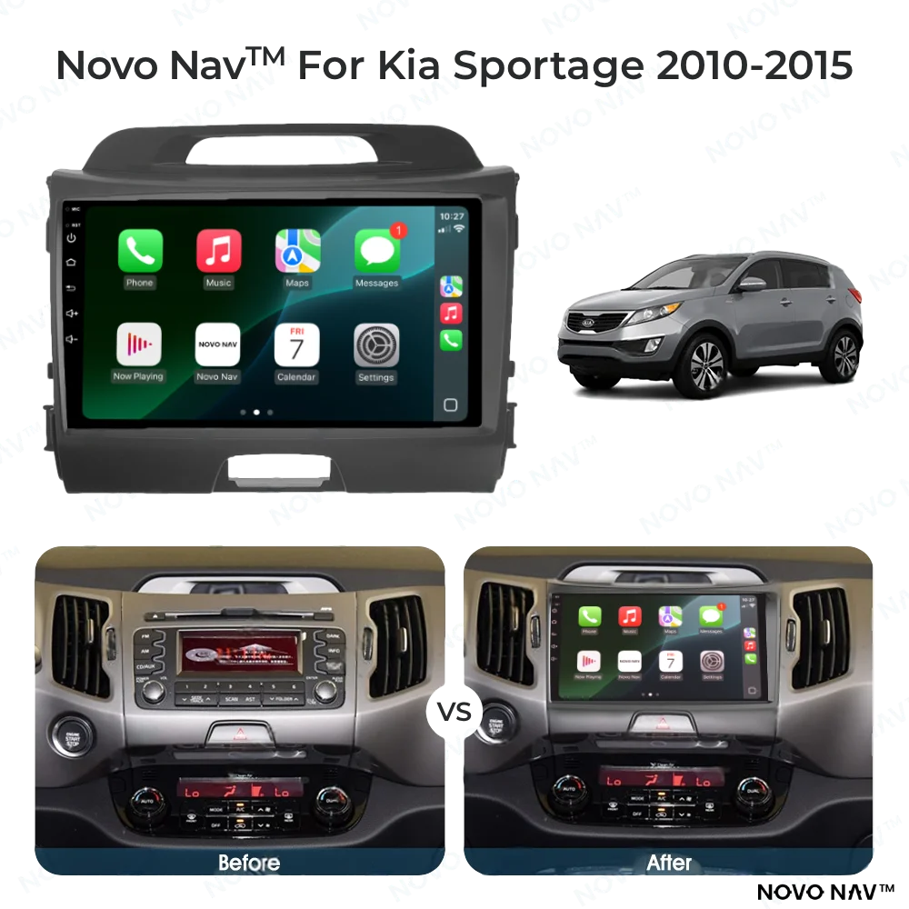 Kia Sportage 2010-2015 CarPlay and Android Auto Upgrade Kit