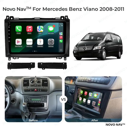 Mercedes Benz Viano 2008-2011 CarPlay and Android Auto Upgrade Kit