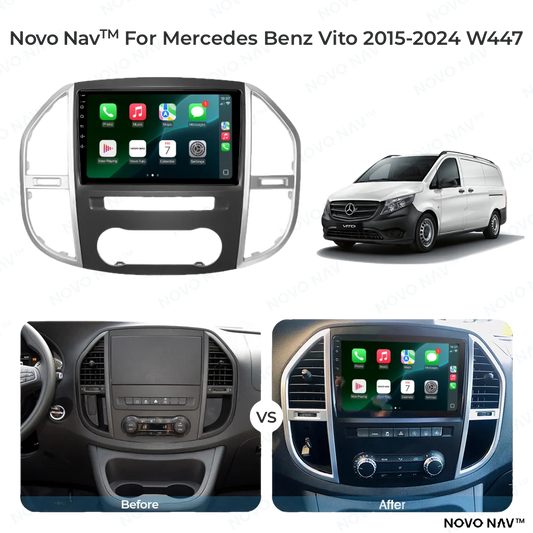 Mercedes Benz Vito 2015-2024 W447 CarPlay and Android Auto Upgrade Kit