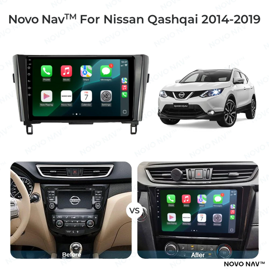 Nissan Qashqai 2014-2019 CarPlay and Android Auto Upgrade Kit