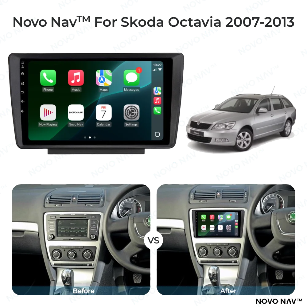 Skoda Octavia 2007-2013 CarPlay and Android Auto Upgrade Kit
