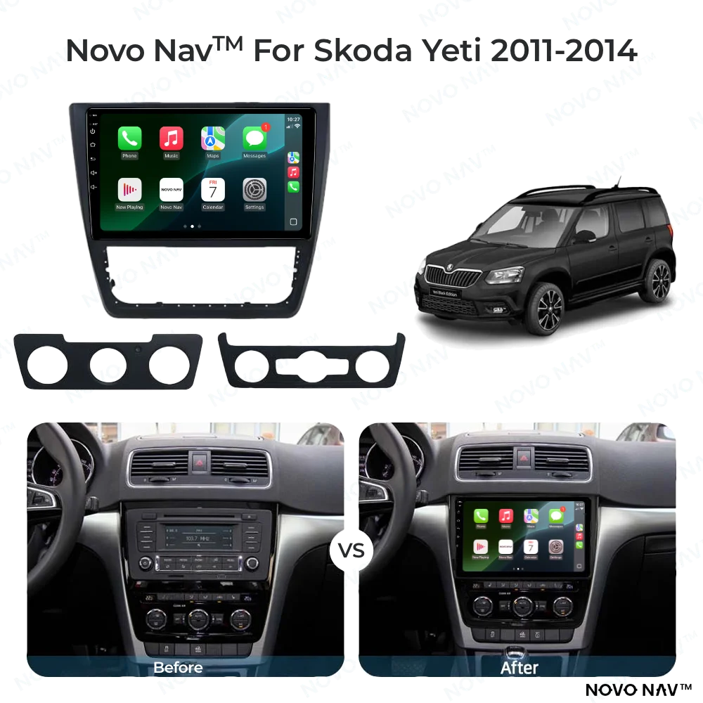 Skoda Yeti 2011-2014 CarPlay and Android Auto Upgrade Kit