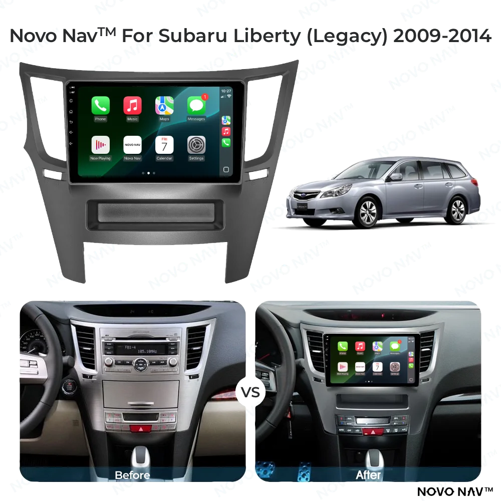 Subaru Liberty 2009-2014 CarPlay and Android Auto Upgrade Kit
