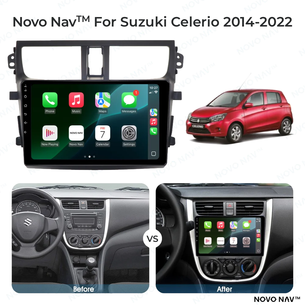 Suzuki Celerio 2014-2022 CarPlay and Android Auto Upgrade Kit