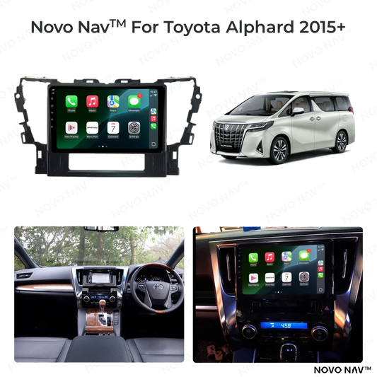 Toyota Alphard 2015-2025 (with JBL) CarPlay and Android Auto Upgrade Kit