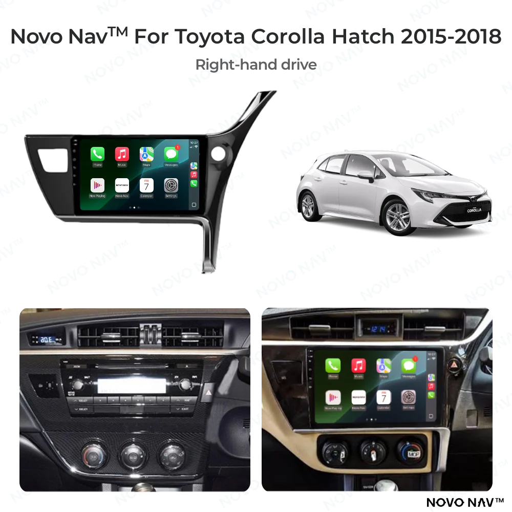 Toyota Corolla Hatch 2015-2018 CarPlay and Android Auto Upgrade Kit
