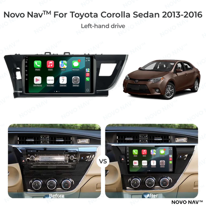 Toyota Corolla Sedan 2013-2016 CarPlay and Android Auto Upgrade Kit