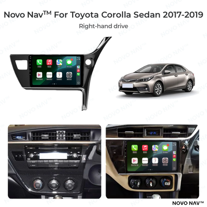 Toyota Corolla Sedan 2017-2019 CarPlay and Android Auto Upgrade Kit