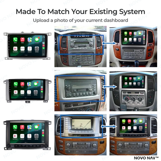 Toyota Land Cruiser 100 Series 1999-2007 CarPlay and Android Auto Upgrade Kit