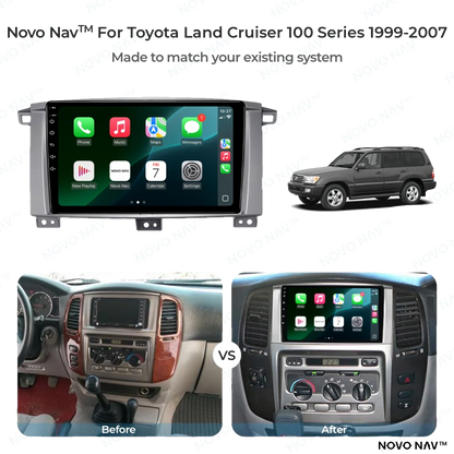 Toyota Land Cruiser 100 Series 1999-2007 CarPlay and Android Auto Upgrade Kit