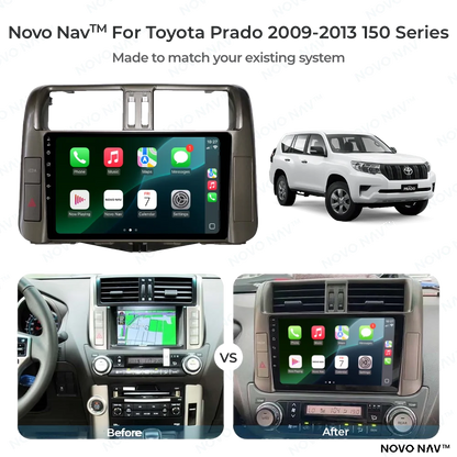 Toyota Prado 150 Series 2009-2013 CarPlay and Android Auto Upgrade Kit
