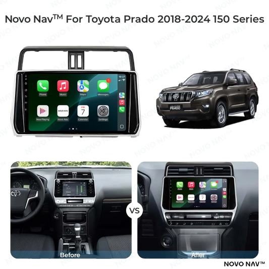 Toyota Prado 150 Series 2018-2024 (with JBL) CarPlay and Android Auto Upgrade Kit