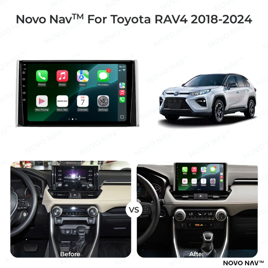 Toyota RAV4 2018-2024 CarPlay and Android Auto Upgrade Kit