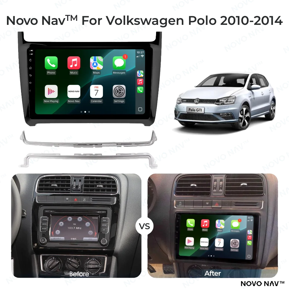 Volkswagen Polo 2010-2014 CarPlay and Android Auto Upgrade Kit
