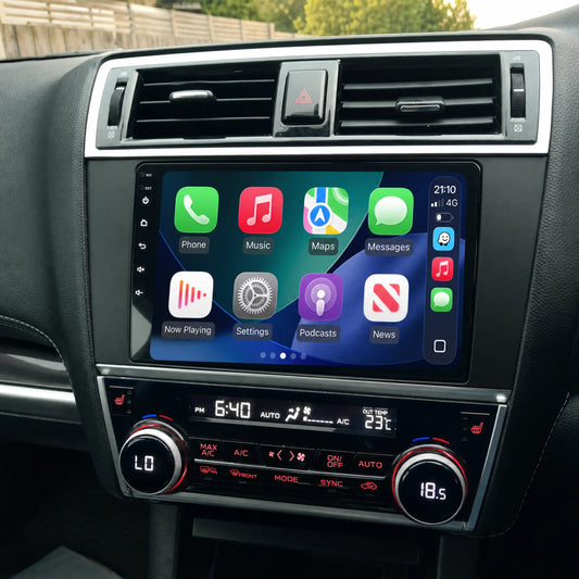 Wireless Apple CarPlay fitted in a Subaru Liberty