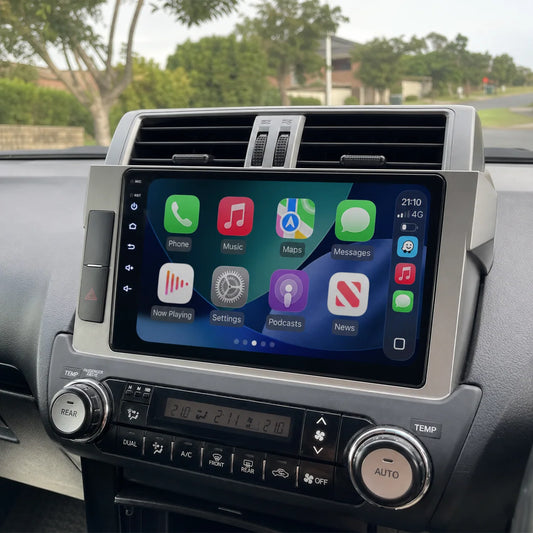 Apple CarPlay fitted in a Toyota Prado 2014-2017