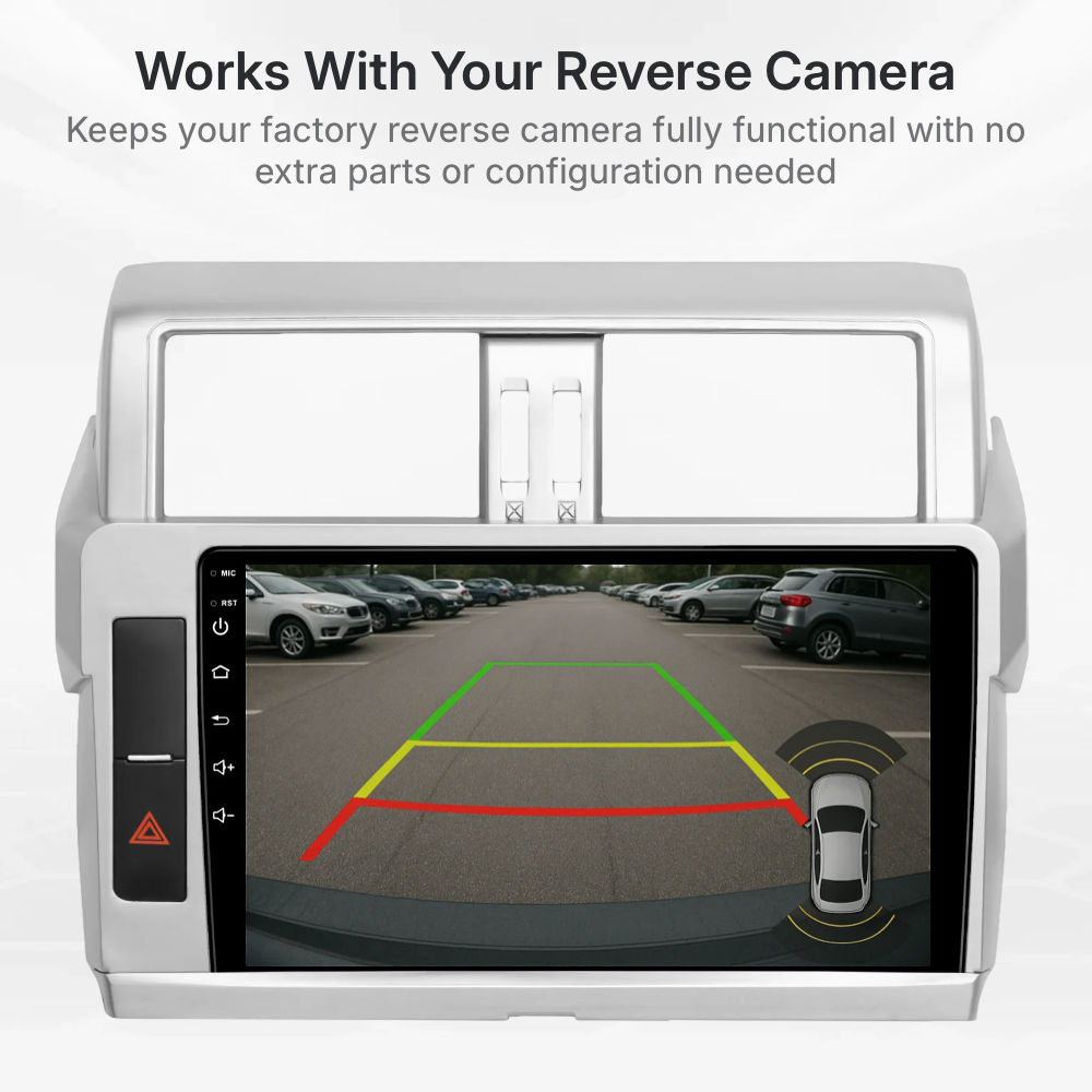 Toyota Prado 150 Series 2014-2017 CarPlay and Android Auto Upgrade Kit