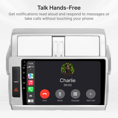 Toyota Prado 150 Series 2014-2017 CarPlay and Android Auto Upgrade Kit