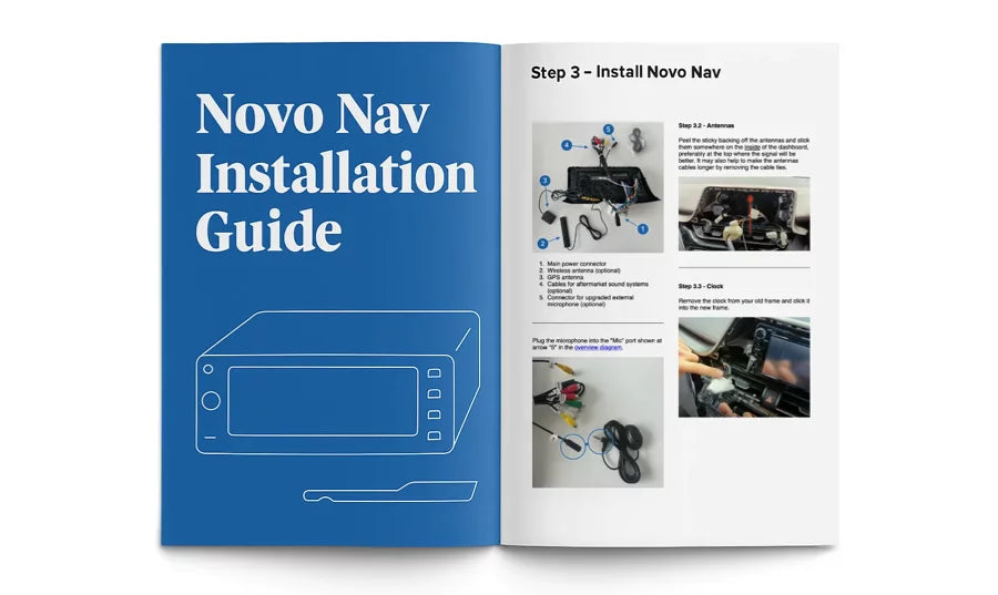 Installation instructions booklet